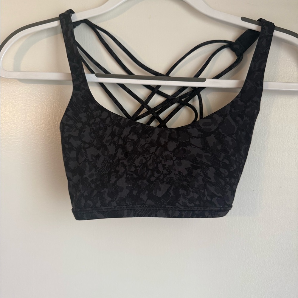 Black Strappy Women's Intimate Top